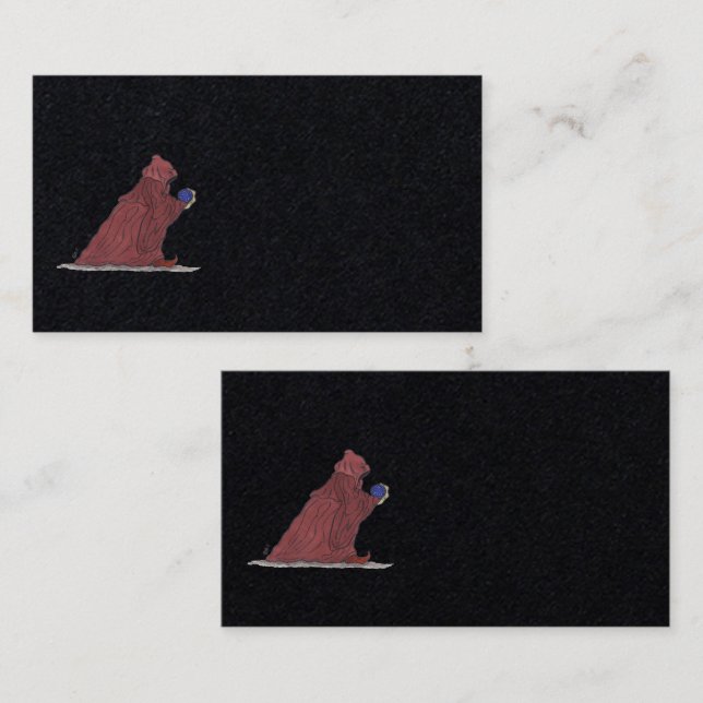 TARJETA DE VISITA DARK WIZARD (Anverso / Reverso)