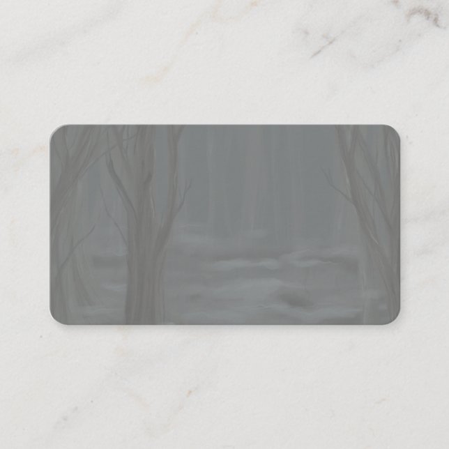 Tarjeta De Visita Dark Woods (Anverso)