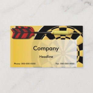 Tarjeta De Visita Dart Business Card