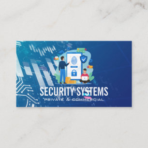 Tarjeta De Visita Datos de Seguridad Tecnología de IA Ejecutivo