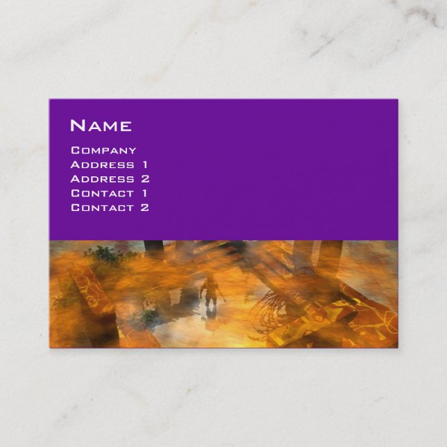 TARJETA DE VISITA DAWNING DARK (Anverso)