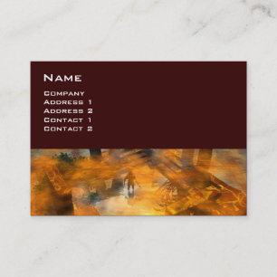 Tarjeta De Visita DAWNING DARK/ ALIEN WORLDS Ficción científica