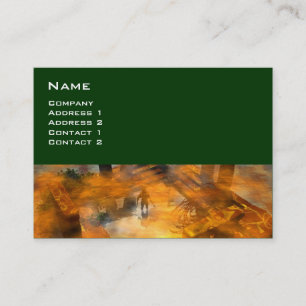 Tarjeta De Visita DAWNING DARK/ ALIEN WORLDS Ficción científica