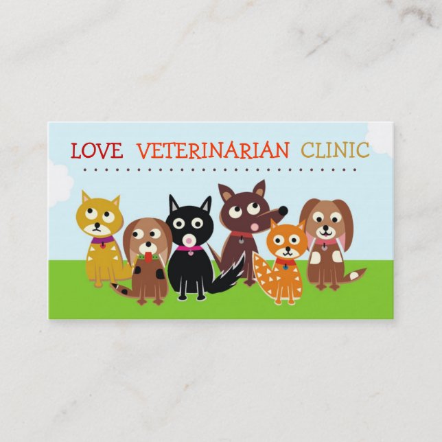 TARJETA DE VISITA DE 311 VETERINARIOS (Anverso)