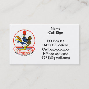 Tarjeta de visita de 67 FS