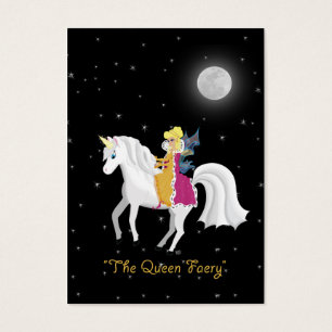 Tarjeta de visita de Aceo del faery de la reina