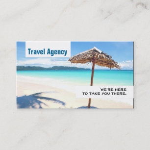 Tarjeta de visita de agente de agencia de viajes g