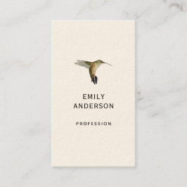 Tarjeta de visita de Allen para Hummingbird