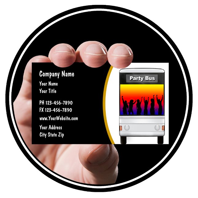 Tarjeta de visita de alquiler de fiestas (Subido por el creador)