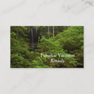 Tarjeta de visita de alquiler de vacaciones