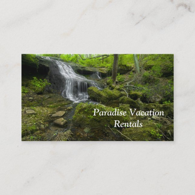 Tarjeta de visita de alquiler de vacaciones (Anverso)