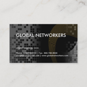 Tarjeta de visita de alta tecnología