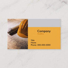 Tarjeta de visita de arquitecto