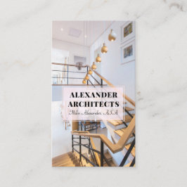 Tarjeta de visita de arquitecto