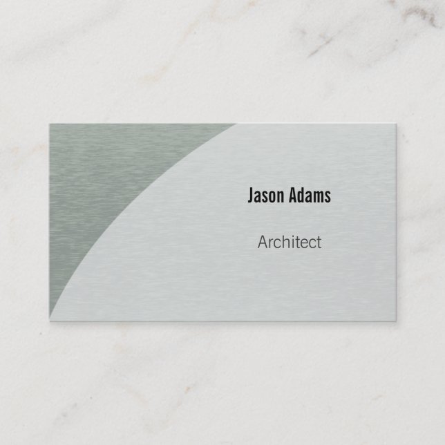 Tarjeta de visita de arquitecto (Anverso)