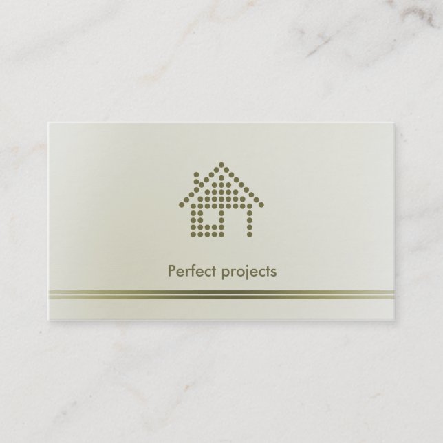 Tarjeta de visita de arquitecto (Anverso)