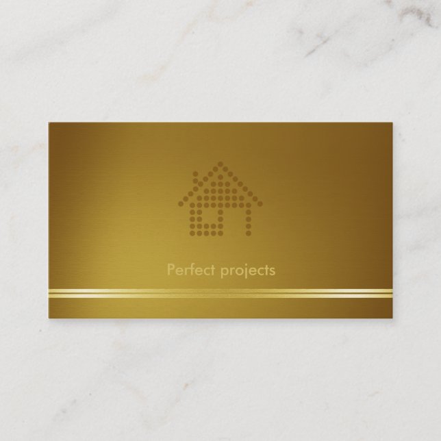 Tarjeta de visita de arquitecto (Anverso)