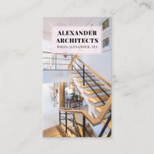 Tarjeta de visita de arquitecto