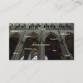 Tarjeta de visita de arquitecto - Personalizable