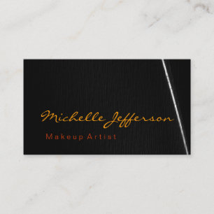 Tarjeta de visita de artista de maquillaje color N