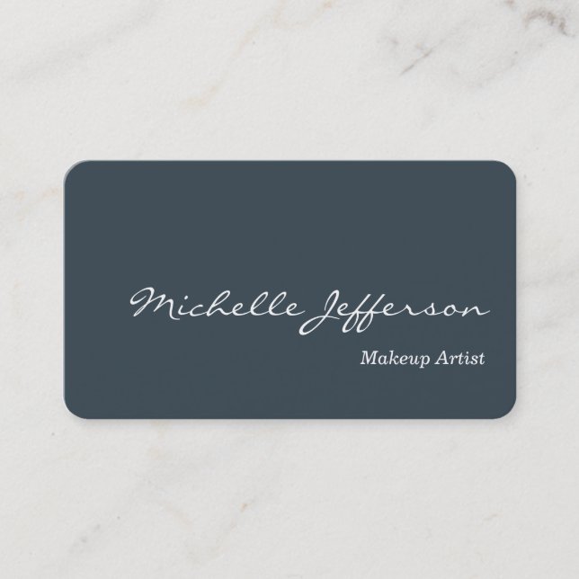 Tarjeta de visita de artista de maquillaje de horq (Anverso)