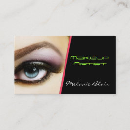 Tarjeta de Visita de Artista de Maquillaje Ojo