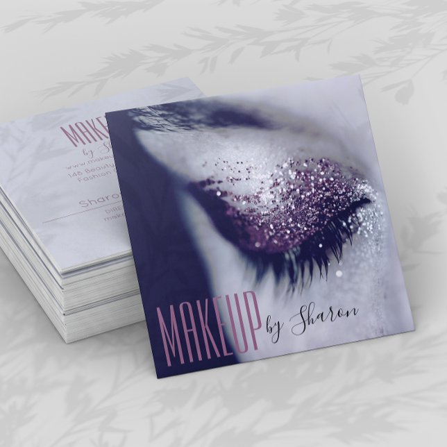 Tarjeta de visita de artista de maquillaje Ojo Gri (Subido por el creador)