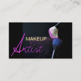 Tarjeta de visita de artista MakeUp