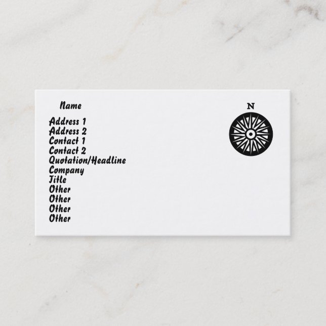 Tarjeta de visita de asesoramiento cristiana (Anverso)