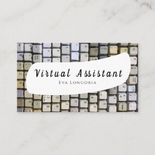 Tarjeta de visita de asistente virtual