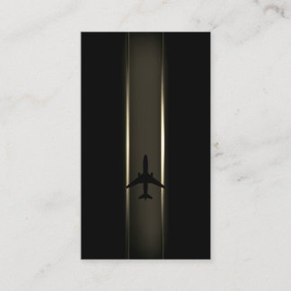 Tarjeta de visita de aviación