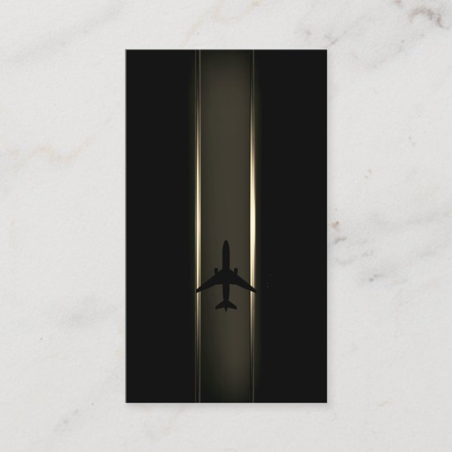 Tarjeta de visita de aviación (Anverso)