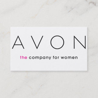 Tarjeta de visita de Avon