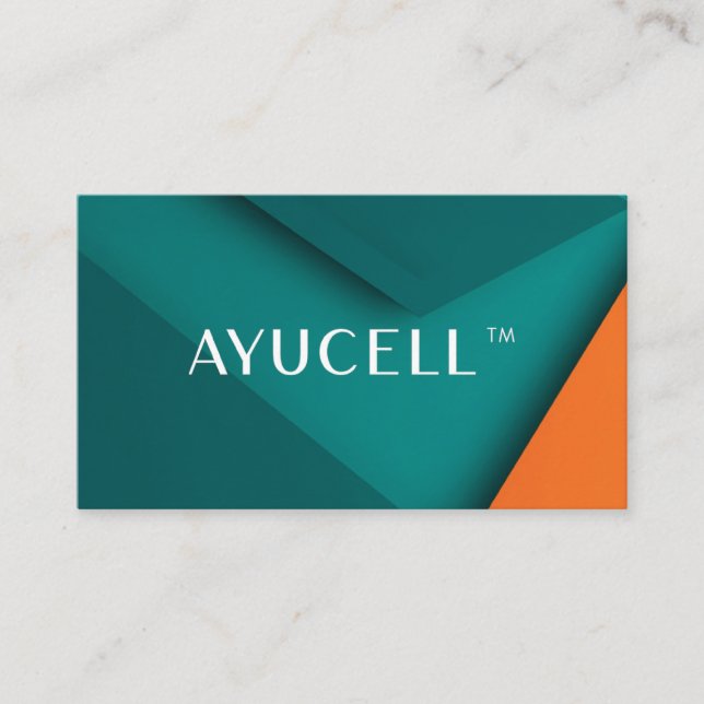 Tarjeta de visita de Ayucell 1 (editable) (Anverso)
