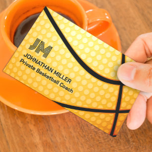 Tarjeta de visita de baloncesto