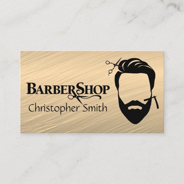 Tarjeta de visita de Barber Shop personalizado