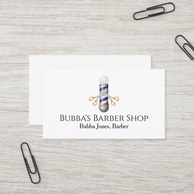 Tarjeta de visita de barbería (Anverso/Reverso In Situ)