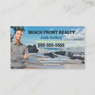 Tarjeta de visita de Beach Realtor