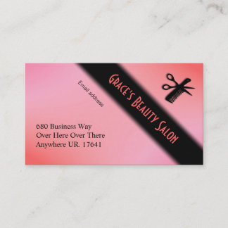Tarjeta de visita de Beautician