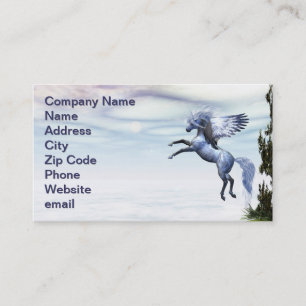 Tarjeta de visita de belleza alada