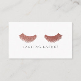 Tarjeta de visita de belleza con extensión Eyelash