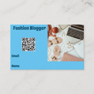 Tarjeta de visita de blogger