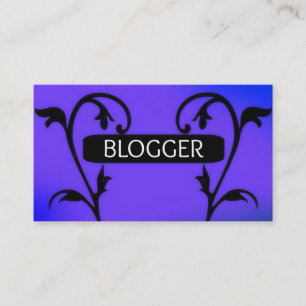 Tarjeta de visita de blogger