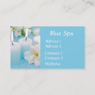 Tarjeta de visita de BlueSpa