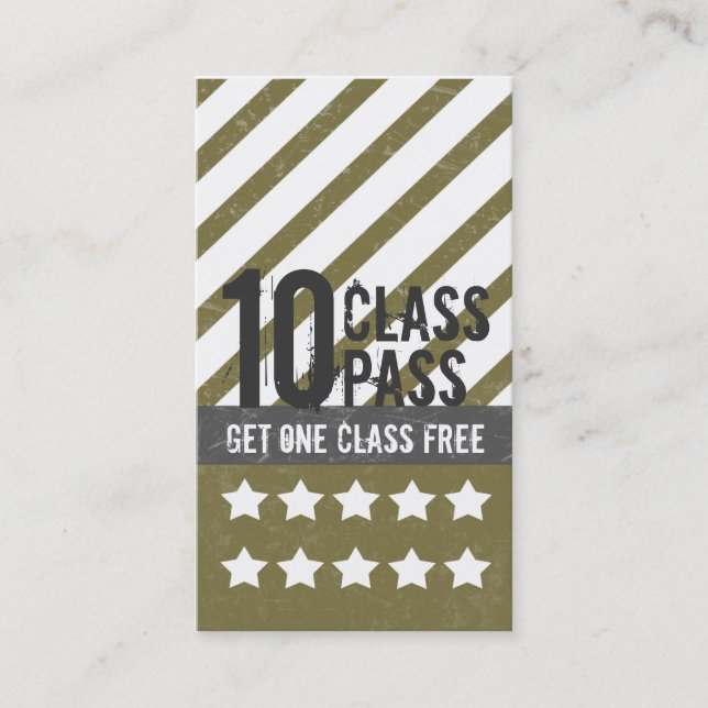 Tarjeta de visita de Boot Camp (Anverso)