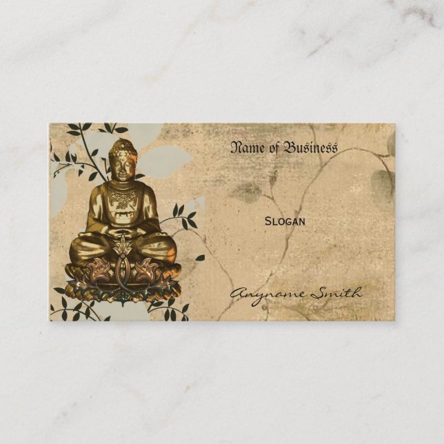 Tarjeta de visita de Budda (Anverso)