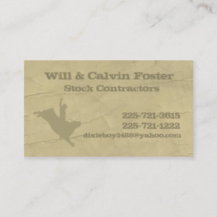 Tarjeta de visita de Bullrider