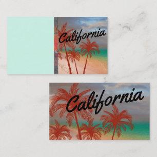 Tarjeta de visita de California