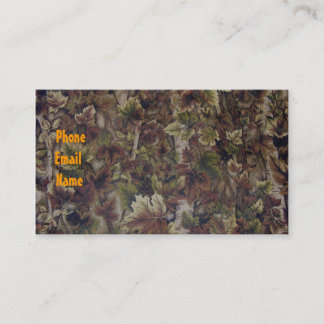 Tarjeta de visita de Camo