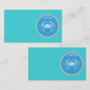 Tarjeta de visita de cáncer